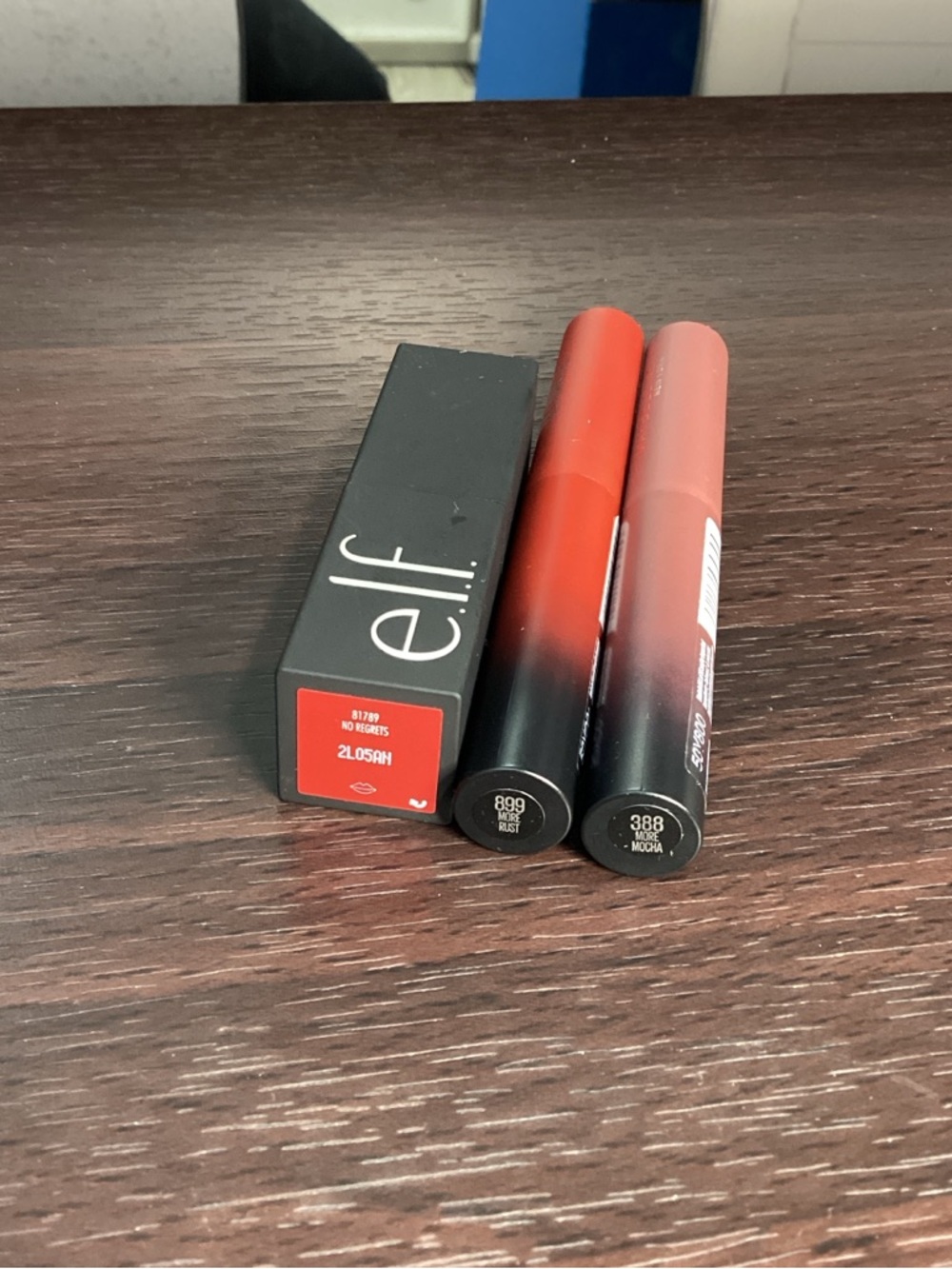 ELF and Maybelline Ultimate Lipstick Set - Red and Nude Pink Shades